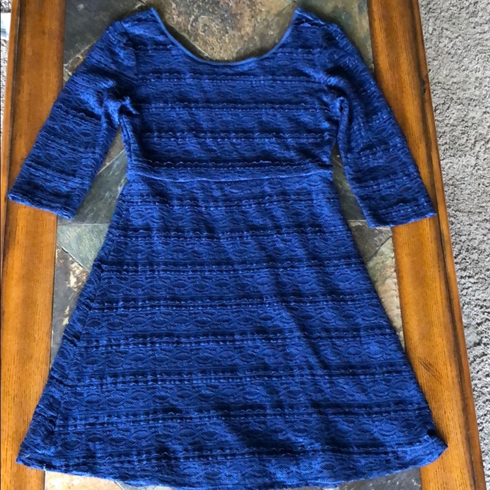 Old Navy Blue Lace Dress